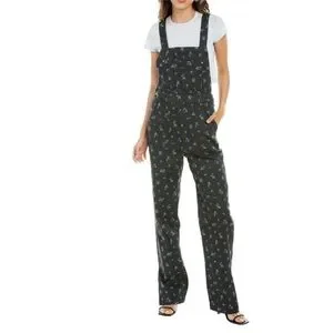 WeWoreWhat | Jeans | Weworewhat Slouchy Black Watercolor Ditsy  display picture 1